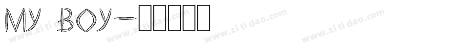 My Boy字体转换